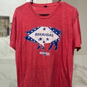 Arkansas Pig Flag T-Shirt